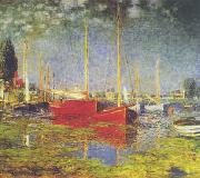 Claude Monet Sailboats at Argenteuil painting